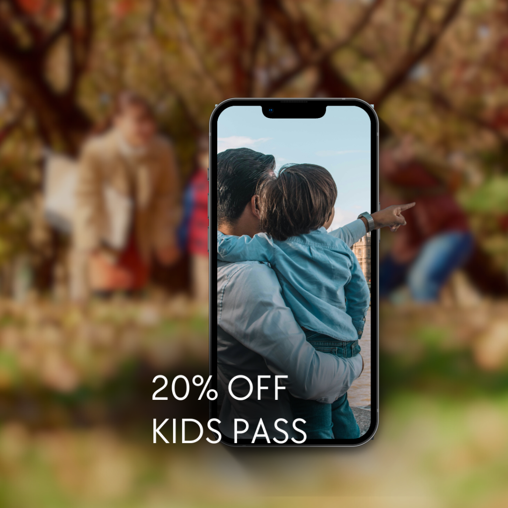 20 percent off at kids pass